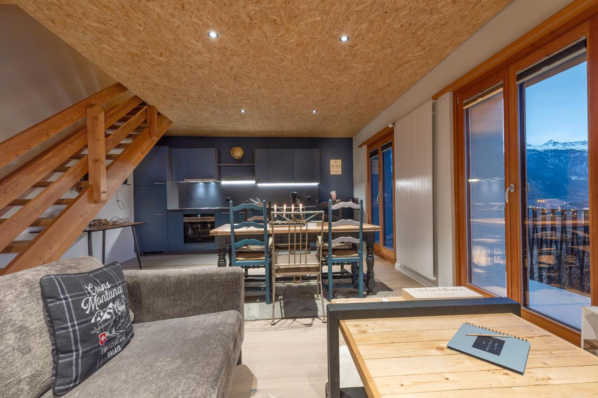 B&B La Forge De Diogne Crans-Montana Exterior foto